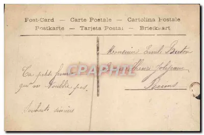 Młoda kobieta w zielonej sukni — urodziny — St. Emik, n° 4274 — Rewers
