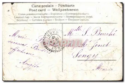 Violes i wróble — Loin des yeux, près du cœur — wydawca nieznany, numer serii nieodczytalny — Rewers