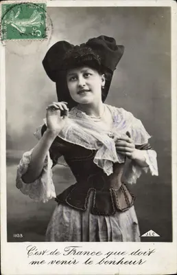Mulher em traje de palco — J.L.C. — n°1103