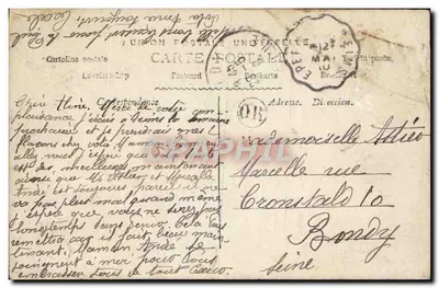 Fille souriante — avec bouquet — éditeur S.P.R. n° 816 — Reverso