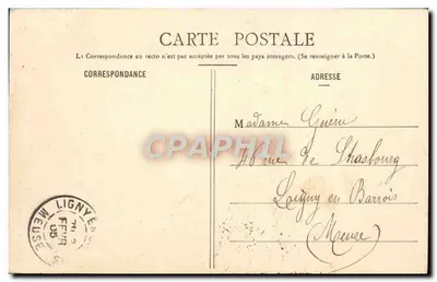 Młoda kobieta w gnieździe — fototypia A. Bérenger & Cie, Meuse — n°352 — Rewers