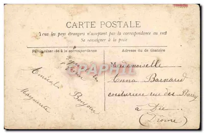 Fleurs de campanules — S.I.P. n°1344 — Verso