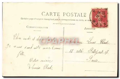 Menina jovem com buquê de flores — E.D. — n°4035 — Verso