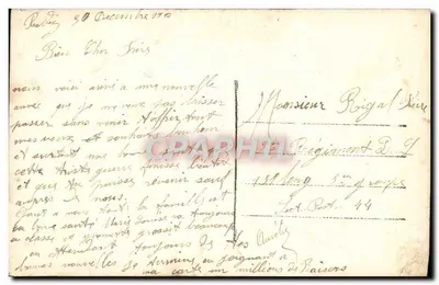 Mulher em vestido colorido segurando um arbusto de visco — Boa Ano — J.K. 9173 — Verso