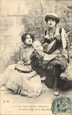 Mandolina — O olhar brilha, ilumina, No canto claro da Mandolina — G.H.