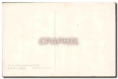 Schwarzenbergpalais — Wiedeń — H. B. Petschau, plnx. — Rewers