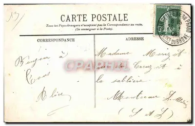Marseille — Rue de Noailles — LI.. — Rewers
