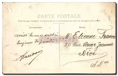 AVIGNON — Stare Mury, obok Mostu św. Bénézeta — F. Beaupassage, nr 88 — Rewers