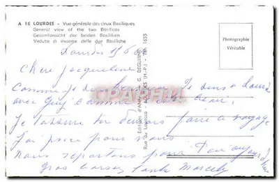 Lourdes — Ogólny widok dwóch Bazylik — Wydawnictwo Anfa — Rewers