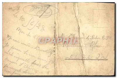 Düsseldorf — Soufzerallee no Hofgarten — I. W. B. Seelbrant — Verso