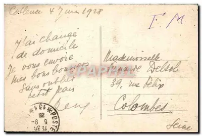 Ruina Drachenfels — 1882 — wydanie starsze — Rewers