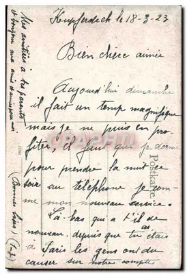 Ruinę Rheinfels pod St. Goar, z przeciwnego brzegu St. Goarshausen — wydanie nieznane — Rewers