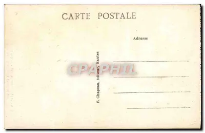 NANTES — Entrada de la Torre de la Couronne d'Or — Castillo de los Duques de Bretaña — Reverso