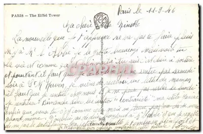 Paryż — Wieża Eiffla — Gany — Rewers