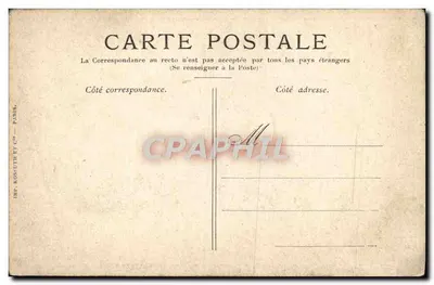 PARIS — Les Halles, Pavillon de vente de la Maison Beauflils & Cie — Offert par la Mme Beauflils Cie — Verso