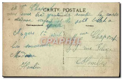 Okręgi Angers — La Roche d'Erigné i brzegi Louet — L. V., fot. — Rewers