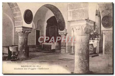 Saorge (A.-M.) — Interiores da Madone del Poggio — Edições Dahon, lebâre