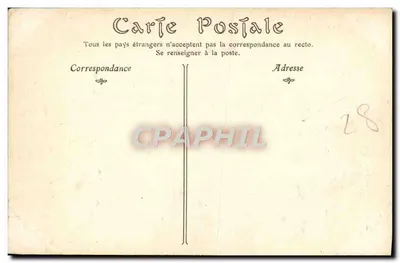 Nogent-le-Rotrou — The Castle of Saint-Jean, South Side — unknown publisher, no. 64 — Back