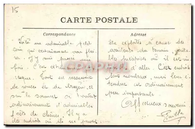 Ponte da Cadène — Gorges da Truyère — Pierre e Adrice Matroux, Aurillac — Verso