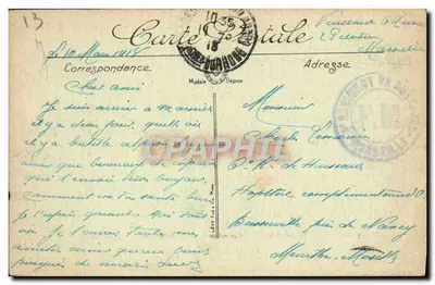 Marselha — O Velho Port — LL. — Selecta, n° 102 — Verso