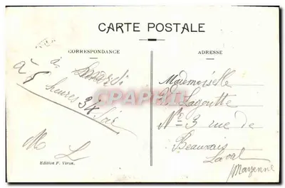 Lourdes — Fronton Katedry — wydanie F. Viron, nr 277 — Rewers