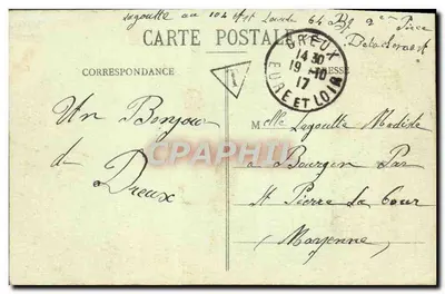 Dreux — Widok ogólny — Ch. Fonsaull, wydawca, Dreux — Rewers
