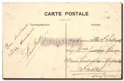 BONSECOURS - Katedra — C.V. - 602 — wydawca Au Meilleur Marché — Rewers