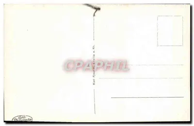 La Pfalz bei Caub — wydawca Karl Fischer, Eltville a. Rh. — Rewers