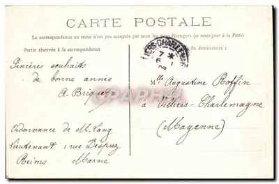Reims — Katedra Świętej Klothildy — Wydawca nieznany, nr 16 — Rewers