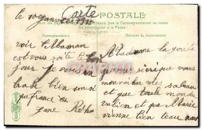 Besançon — Les Chaprais. Fontaine Flore — wydawca A. NACR — Rewers