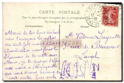 Chartres (E.-et-L.) — Pomnik Dzieci Eure-et-Loir zginących za Ojczyznę — Wydawnictwo Nowych Galerii — Rewers