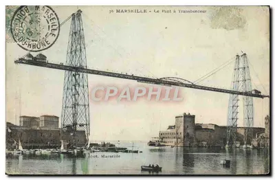 Marseille — Le Pont à Transbordeur — Imprimé sur la carte par 'Camelot phot. Marseille' et n° 76