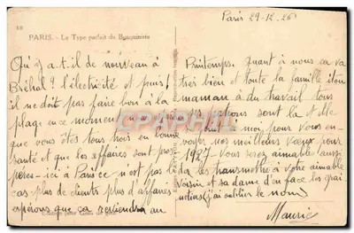 Notre-Dame van Parijs — Gelukkig Nieuwjaar — Yvon — Achterkant