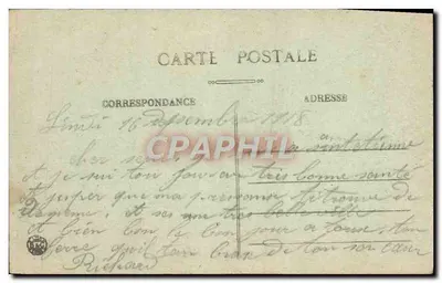 Saint-Étienne — Katedra Świętej Maryi — Wydawca M. M. n°202 — Rewers