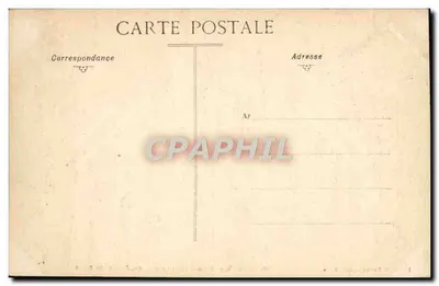 Compiègne — Pałac w Compiègne. Salony z wapnianym dekorowaniem — Rewers