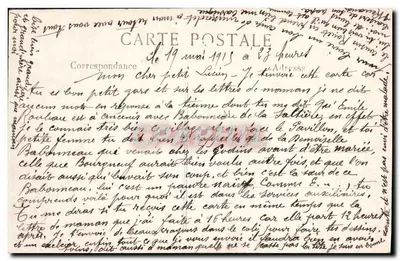 Arras — Rue des Grands Viéziers — ruínas da guerra 1914-15 — Verso