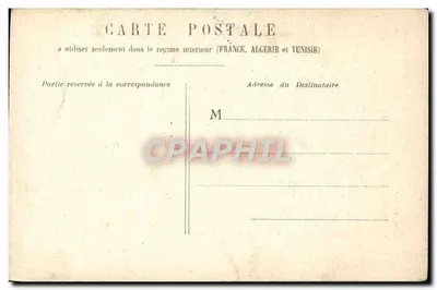 Criança perdida — canção de abandono — carta postal francesa — Verso
