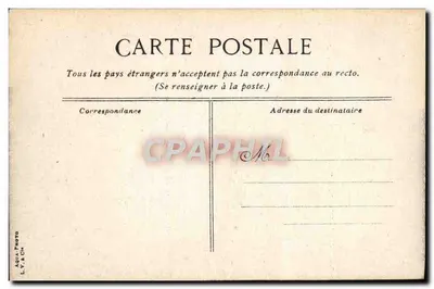 Okolice Arles — Ruiny klasztoru — Wydawca L. V. & Cie — Rewers