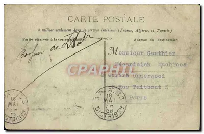 Marseille : Le Quai Saint-Jean — éditeur G.M., 164 — Verso