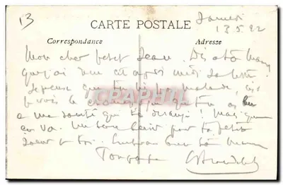 Marseille — Zamek If, wieża — Phison & Cie, Marseille — Rewers