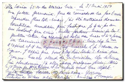 Widok wyspy Estérel — Saint-Raphaël — wydawca Cintrat, nr 212 — Rewers
