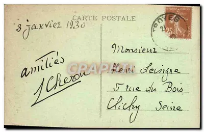 Troyes (Aube) - Vue générale (Côté Est) (1) - Granddider — Verso