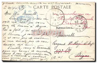 Marseille — Pałac Longchamp (główny motyw) — ZZ. — Rewers