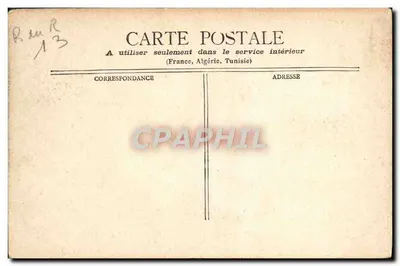 Marselha - Le Roubion - Estrada da Corniche — editor Starock, Paris — Verso