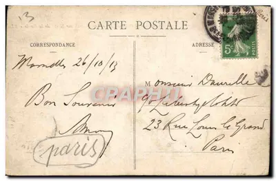 Marseille — Vista geral sobre N.-D. da Garde — editor El. n° 103 — Verso