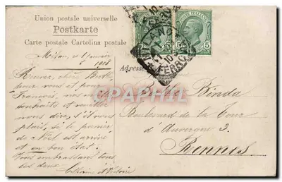 Violetas — buquê — editor desconhecido, número de série não visível — Verso