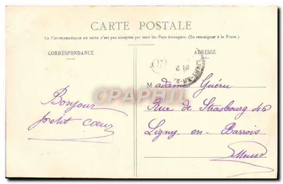 Amores de Escarpolette — Série 6 — Editor A. Escarbot & Cie, N°6 — Verso
