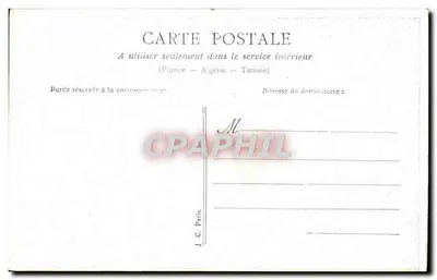 Almoço na grama – cena de casal – J.C. Paris — Verso