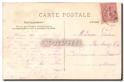 Jovem mulher com chapéu de penas — Paris — editor Paris, n° 152 — Verso