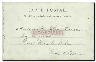 Castelo de Azay-le-Rideau — Fachadas Orientais — Collections ND Phot — Verso